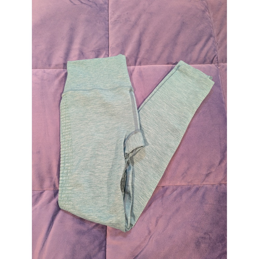 Alphalete Halo‎ Seamless Leggings Teal High Waist - Size M